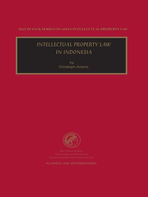 cover image of Intellectual Property Law in Indonesia